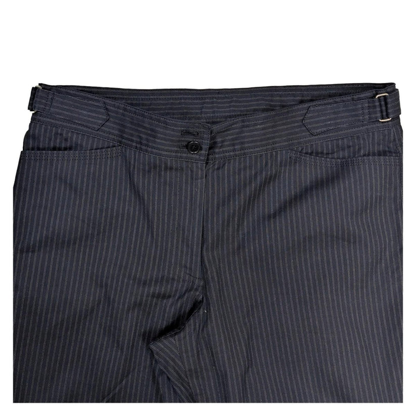 dkny womens pinstripe tailored dress pants size 10 dark stretch trousers by DKNY – | RewearableUK