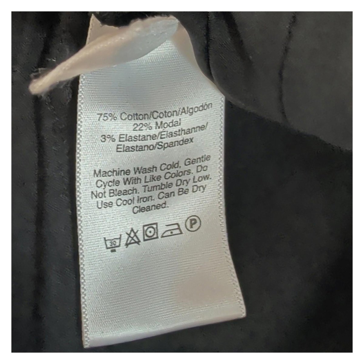 DKNY Womens Size 10 Black Slim Fit Trousers Regular Waist Cotton Stretch Pants by DKNY – | RewearableUK