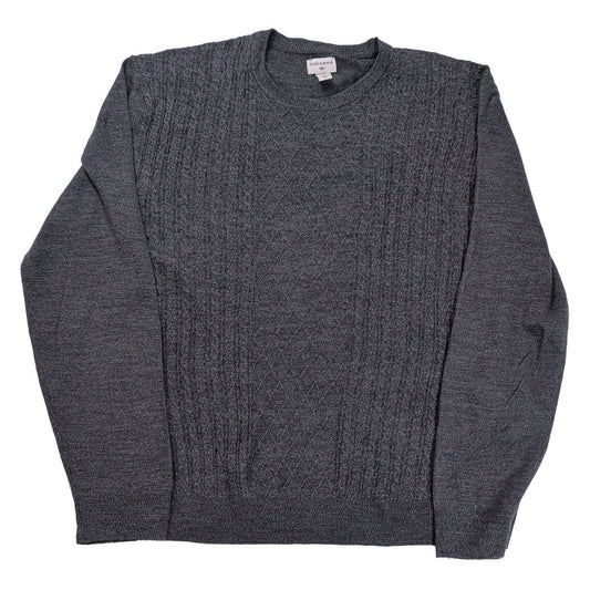 Dockers Men's Dark Grey Cable Knit Jumper XXL - product photo 2