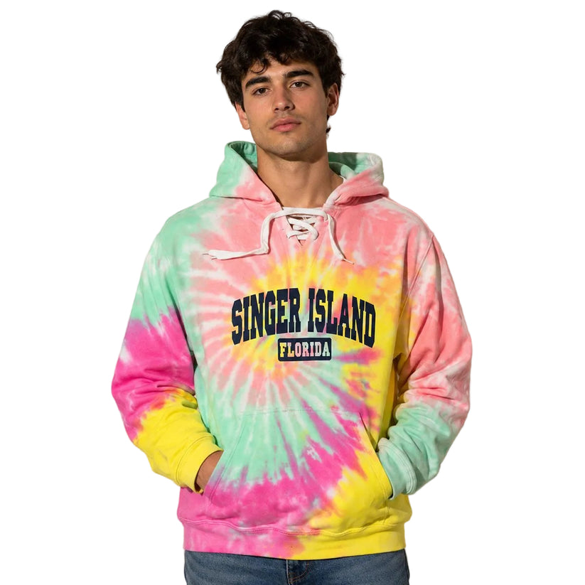 Dreamsicle Singer Island Florida Tie-Dye Hoodie XL Pastel – Sweater & Hoodie product photo 1 | RewearableUK