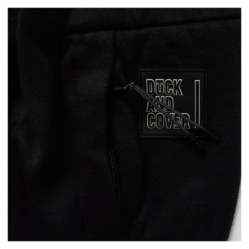 Duck and Cover Mens Hoodie L Black Graphic Print – product photo 5 | RewearableUK