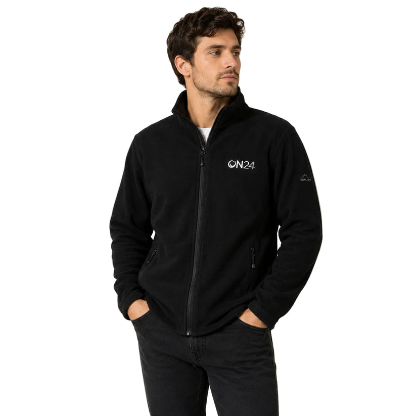 Eddie Bauer ON24 Full-Zip Fleece Jacket XL Black – Jacket product photo 1 | RewearableUK