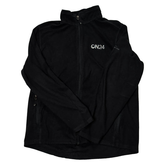 Eddie Bauer ON24 Full Zip Fleece Jacket XL Black Three Pocket – product photo 1 | RewearableUK