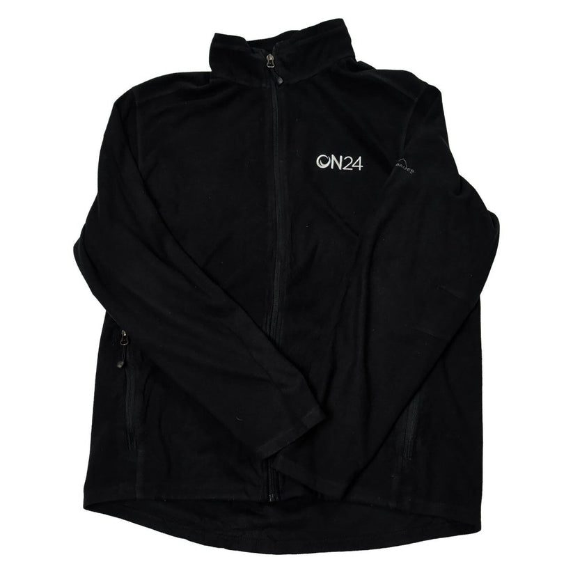 Eddie Bauer ON24 Full Zip Fleece Jacket XL Black Three Pocket – product photo 1 | RewearableUK