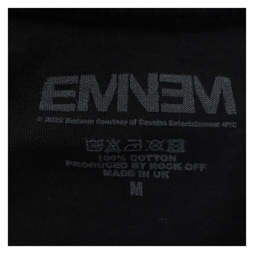 Eminem men's T-shirt in size M. Designed in black with a large Slim Shady Detroi – product photo 3 | RewearableUK