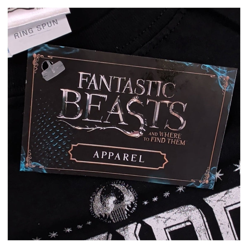 Fantastic Beasts MACUSA Wanted Unisex Black Graphic T-Shirt L New with Tags – product photo 6 | RewearableUK