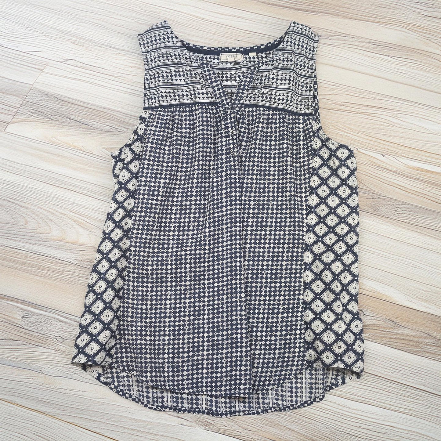 FatFace Cami Top UK 14 Black Floral Strappy Tassel Boho Handkerchief Hem NWOT by Fat Face – | RewearableUK