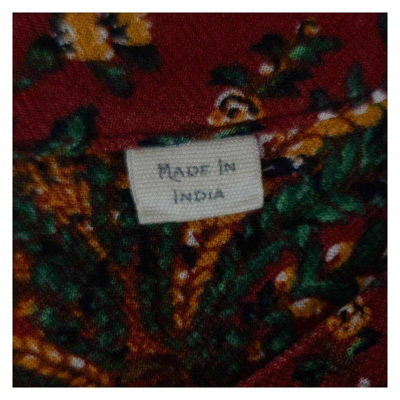 FatFace Top UK 12 Red Floral Print 100% Viscose Sleeveless Tunic Blouse by Fat Face – | RewearableUK