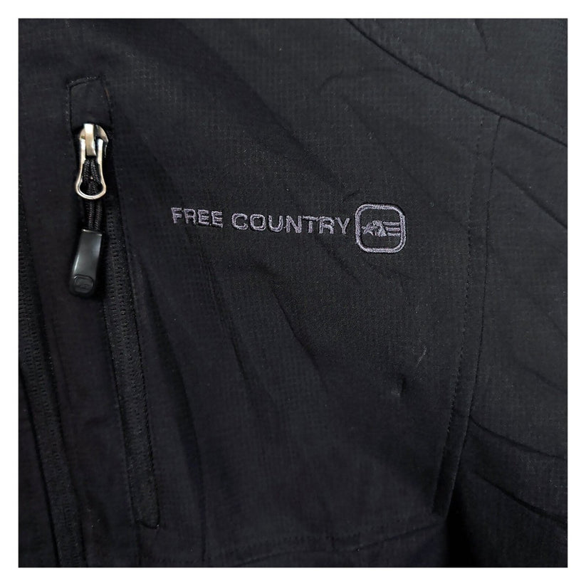 Free Country Men's Black Outdoor Jacket XL Full Zip Lightweight Hiking Coat – product photo 3 | RewearableUK