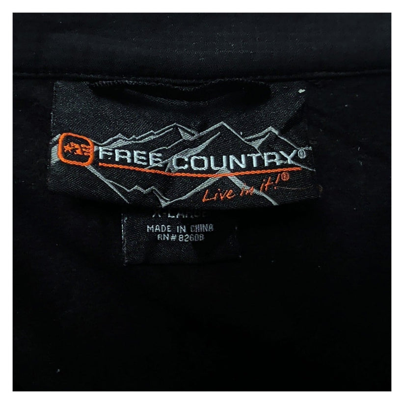 Free Country Men's Black Outdoor Jacket XL Full Zip Lightweight Hiking Coat – product photo 6 | RewearableUK