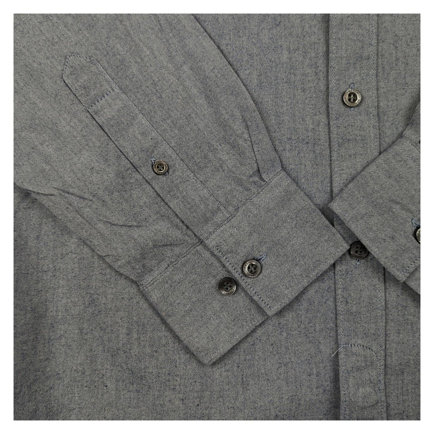 French Connection Oxford Shirt Size Large Men’s Blue Cotton Long Sleeve Button Up Casual Smart Top shirt RewearableUK