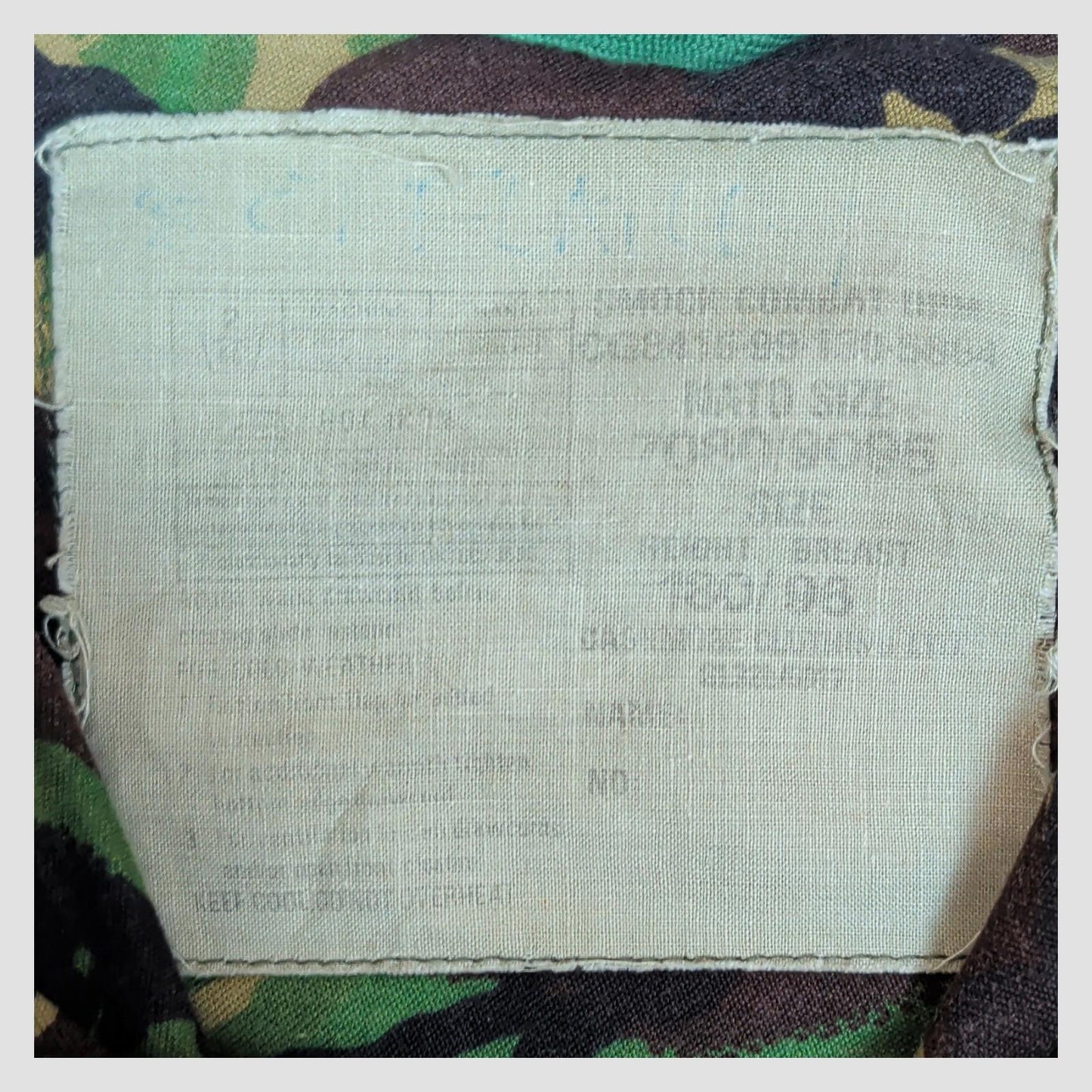 genuine british military dpm combat smock woodland camo size 180 96 surplus by RewearableUK – | RewearableUK