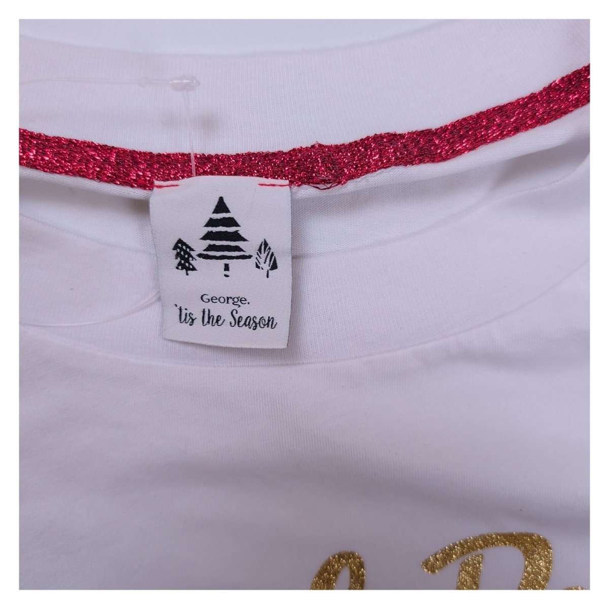 George Unisex Adults T-Shirt XL White Brussel Pouts Graphic 100% Cotton – product photo 9 | RewearableUK