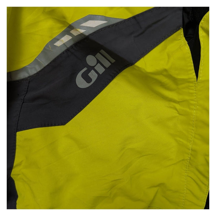 Gill Mens Pro Top 2 Dot Waterproof Sailing Smock Dinghy Spray Yellow Grey S – product photo 4 | RewearableUK