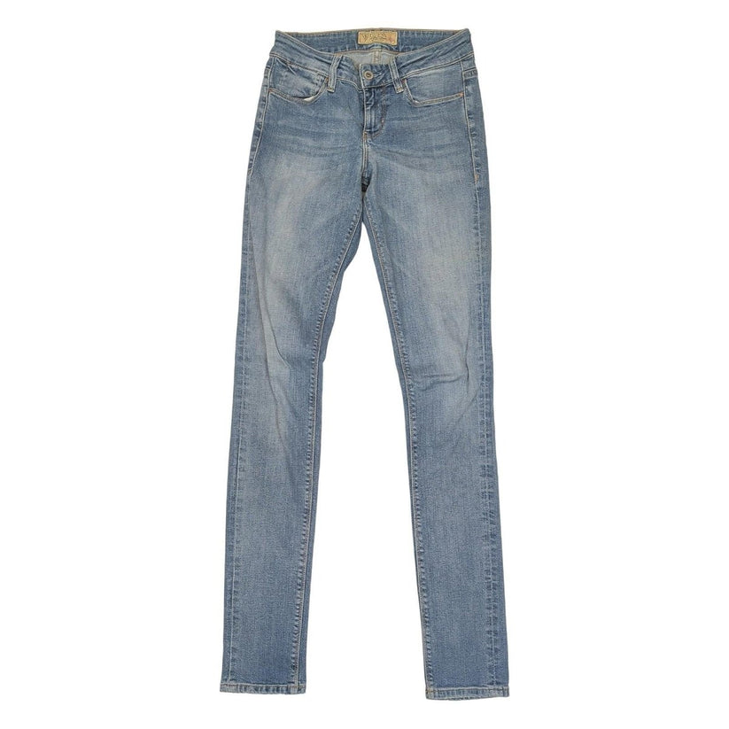 Guess Blue Nicole Skinny Jeans Women Size 26 Light Wash Denim Low Rise by GUESS – | RewearableUK