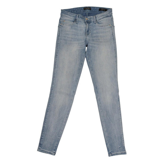Guess Curve X Skinny Mid Jeans Womens W27 Light Blue Distressed Stretch Denim by Tommy Hilfiger – | RewearableUK