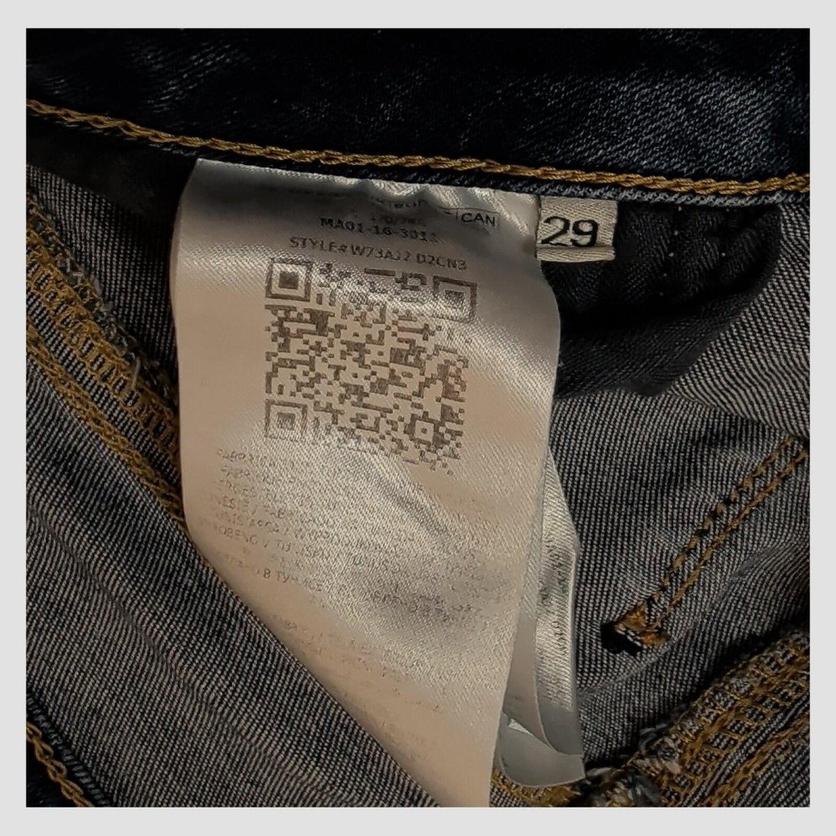 guess curve x womens blue denim distressed skinny fit jeans size w29 casual by GUESS – JEANS | RewearableUK