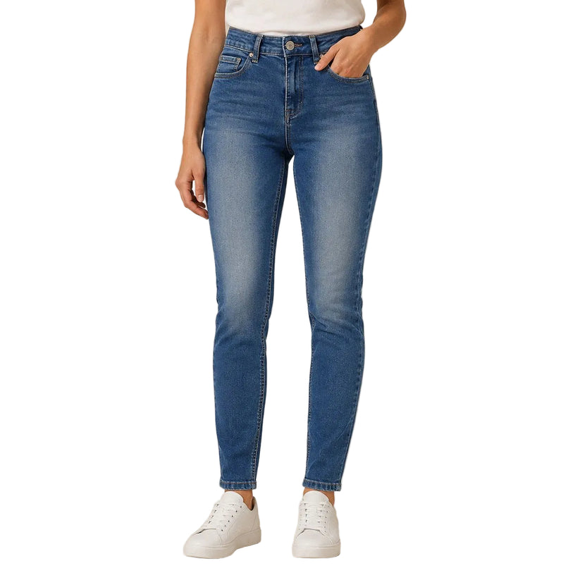 GUESS Tahiana Fit Womens Jeans W28 Blue High Waist Skinny Stretch Denim – Jeans product photo 1 | RewearableUK