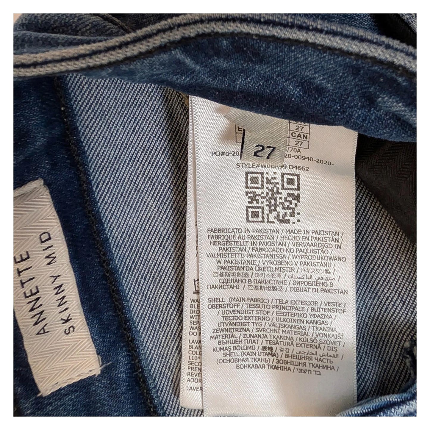 guess women size 27 blue annette skinny mid rise denim jeans trousers by GUESS – | RewearableUK