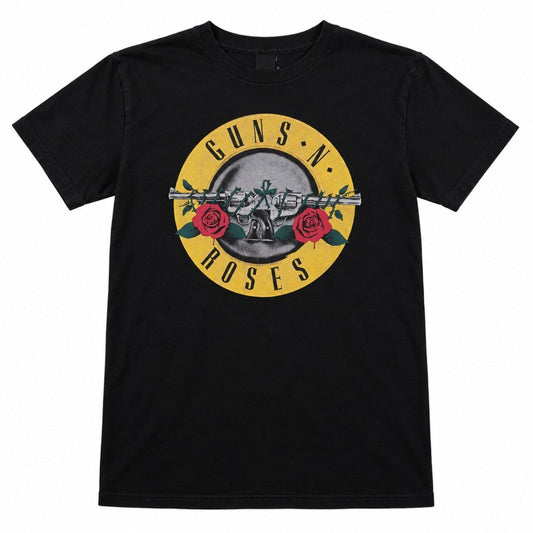 Guns N' Roses Men's T-Shirt M Black 2022 Official Licensed Band Logo Rock Music – T-Shirt product photo 2 | RewearableUK