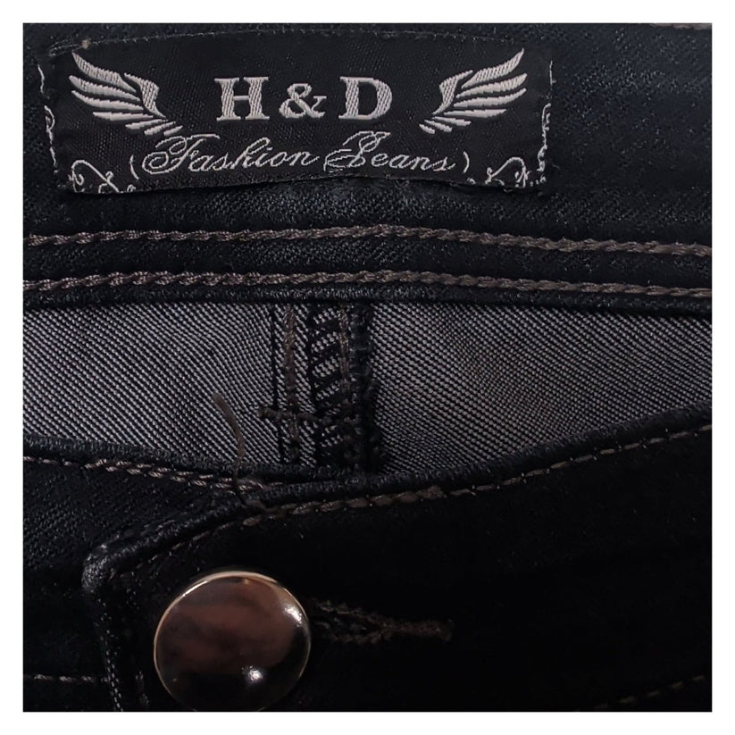 H&D Fashion Men's Jeans IT 48 Approx W32 Dark Navy Blue Straight Leg Stretch Denim – Jeans product photo 5 | RewearableUK