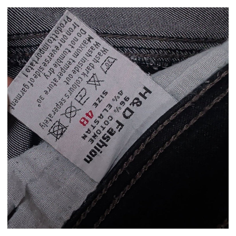 H&D Fashion Men's Jeans IT 48 Approx W32 Dark Navy Blue Straight Leg Stretch Denim – Jeans product photo 7 | RewearableUK