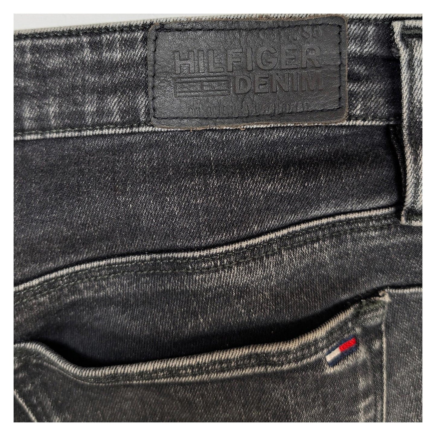 hilfiger denim mens jeans size w 31 l 34 black grey gradient slim fit by Tommy Hilfiger – JEANS | RewearableUK