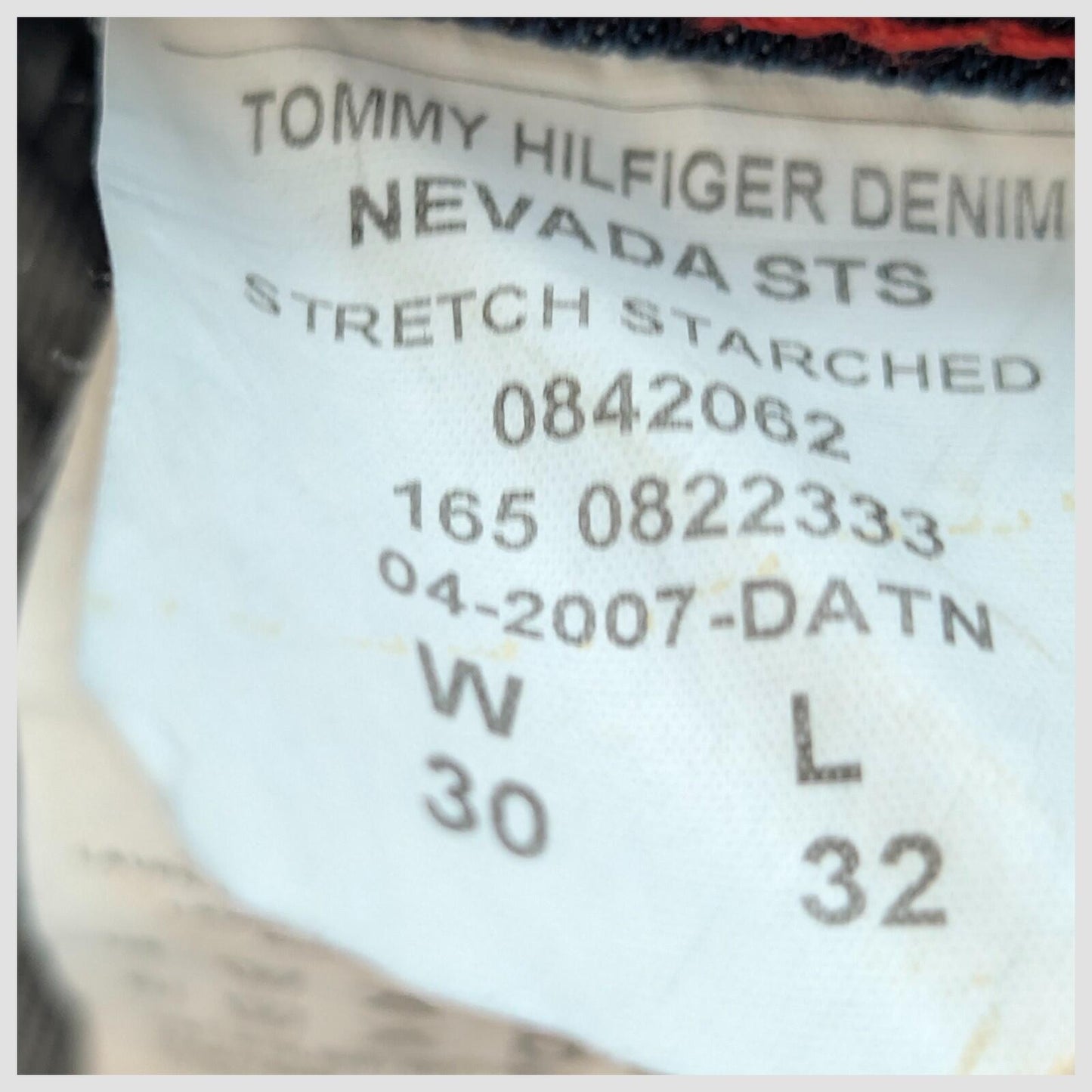 hilfiger denim nevada super slim womens jeans dark blue wash size w 30 l 32 by Hilfiger Denim – | RewearableUK