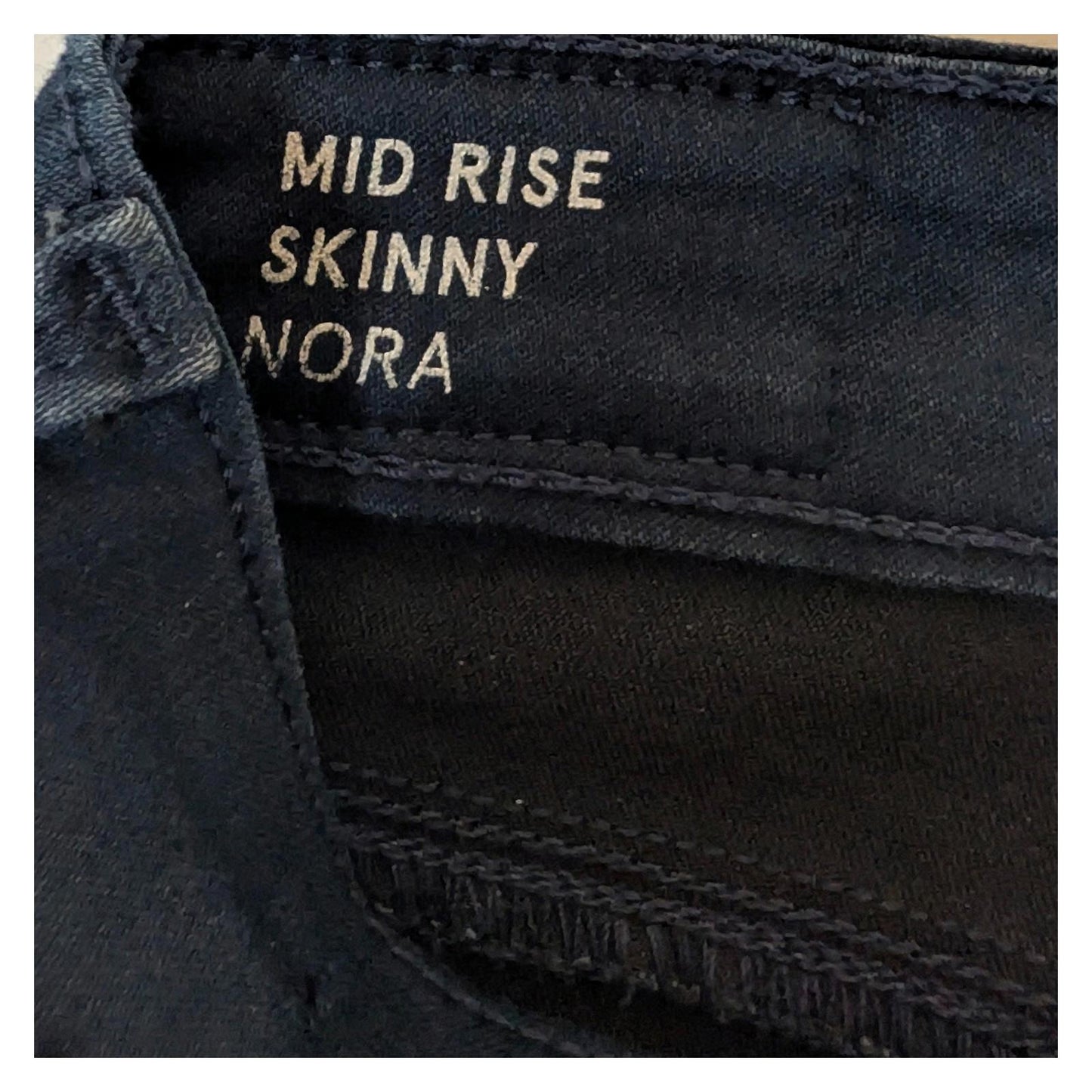 hilfiger denim nora womens dark blue mid rise skinny jeans size w30 l32 by Tommy Hilfiger – | RewearableUK