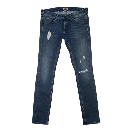 Hilfiger Denim Sophie Jeans W31 L32 Low Rise Skinny Ripped Distressed Blue Women by Hilfiger Denim – | RewearableUK