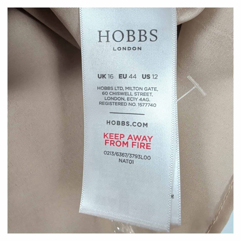 Hobbs Amersham Silk Beaded Top UK 16 Oyster Sleeveless Occasion NWT – product photo 4 | RewearableUK