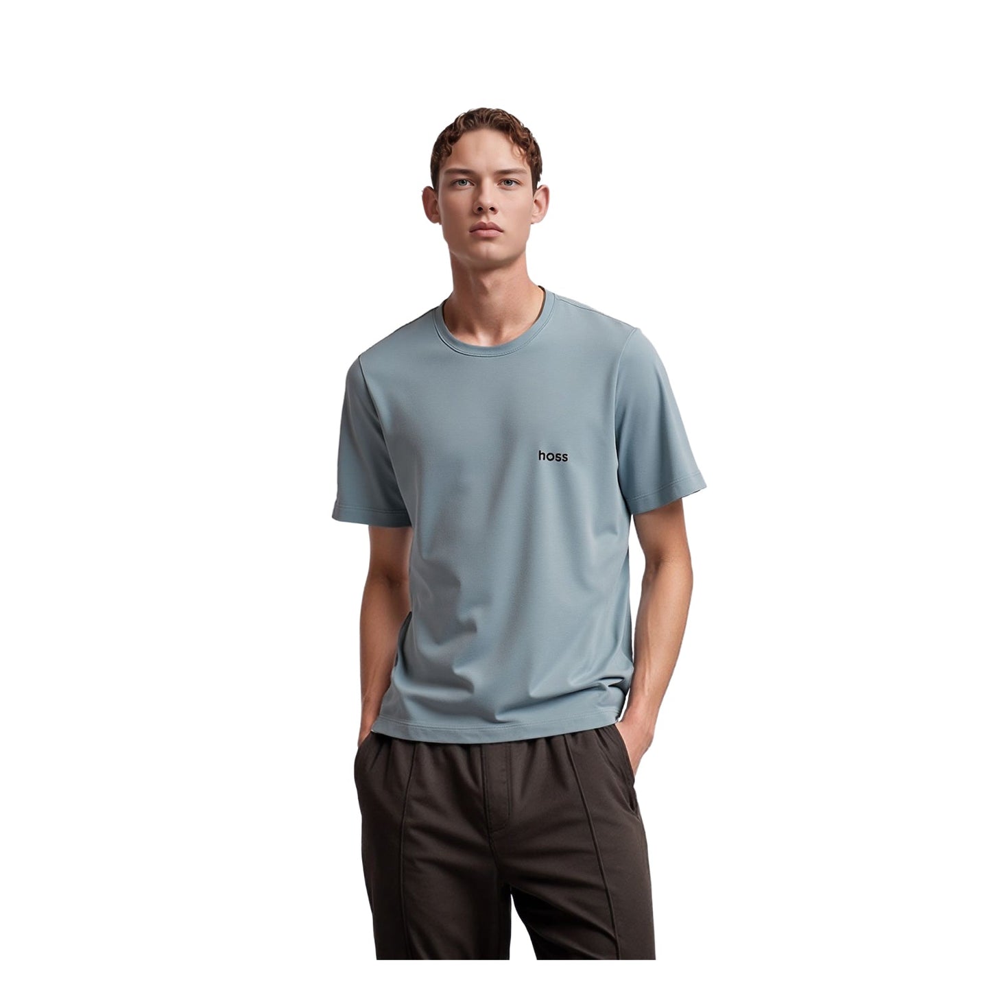 Hugo Boss Hugo Boss Men's Blue Cotton Short Sleeve T-Shirt Size Medium Casual Top shirt RewearableUK