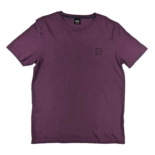 Hugo Boss Hugo Boss Organic Cotton T-Shirt Men's Small Fuchsia Pink Crew Neck Tee T-Shirts RewearableUK