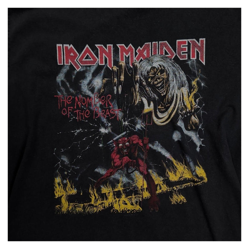 Iron Maiden The Number of the Beast T-Shirt XL Black Heavy Metal Band Tee – product photo 2 | RewearableUK