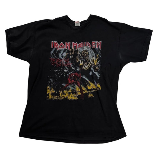 Iron Maiden The Number of the Beast T-Shirt XL Black Heavy Metal Band Tee – product photo 1 | RewearableUK