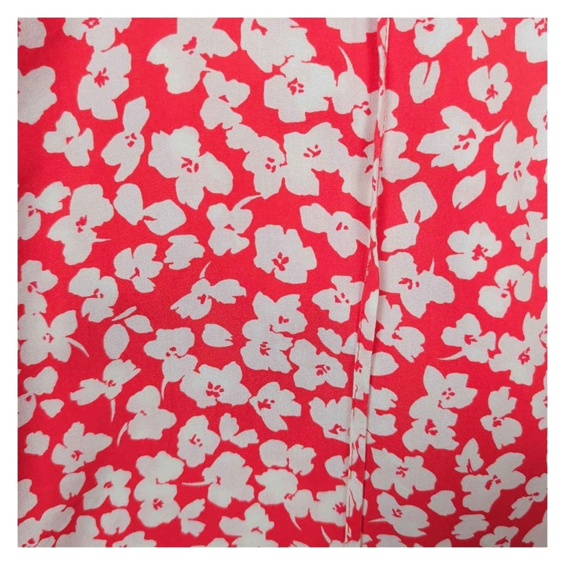 Joules Cierra Floral Sleeveless Blouse UK 16 Red White V-Neck Viscose – product photo 3 | RewearableUK