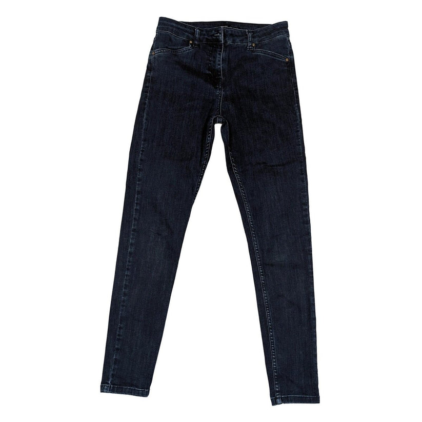 Karen Millen Dark Blue Skinny Jeans UK12 Slim Fit Stretch Denim by Karen Millen – JEANS | RewearableUK