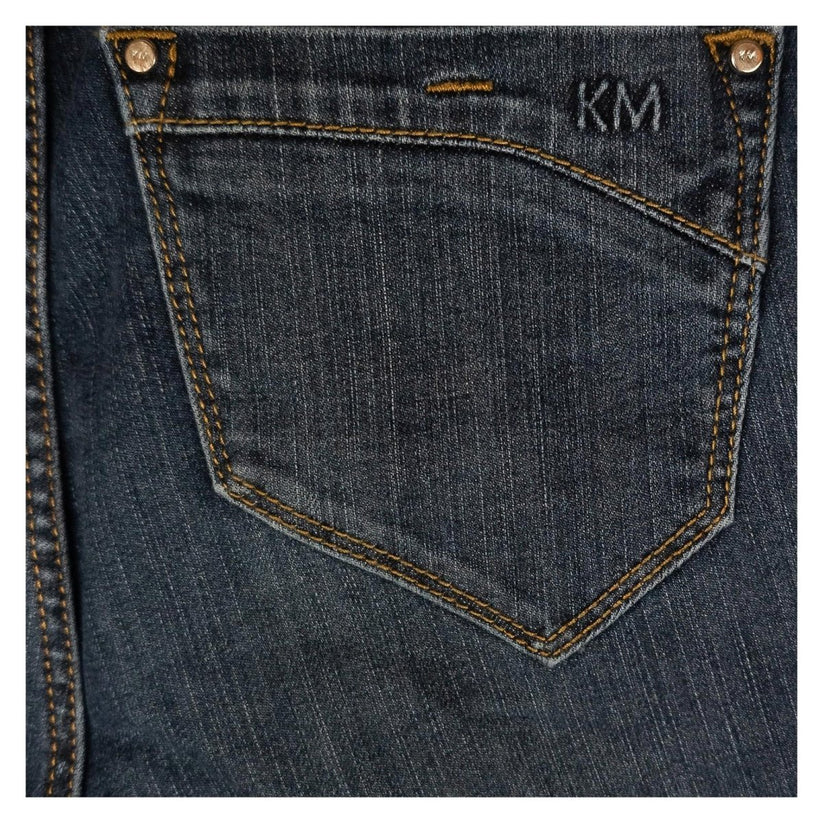 Karen Millen Jeans UK 8 US 4 Dark Blue Skinny Stretch Denim Pants KM Logo Trouse by Karen Millen – | RewearableUK