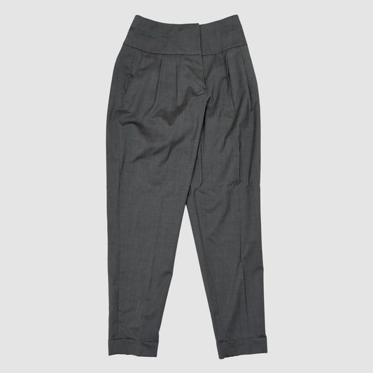 Karen Millen Women Grey Tailored Trousers UK10 EU38 Smart Fit by Karen Millen – SMART | RewearableUK