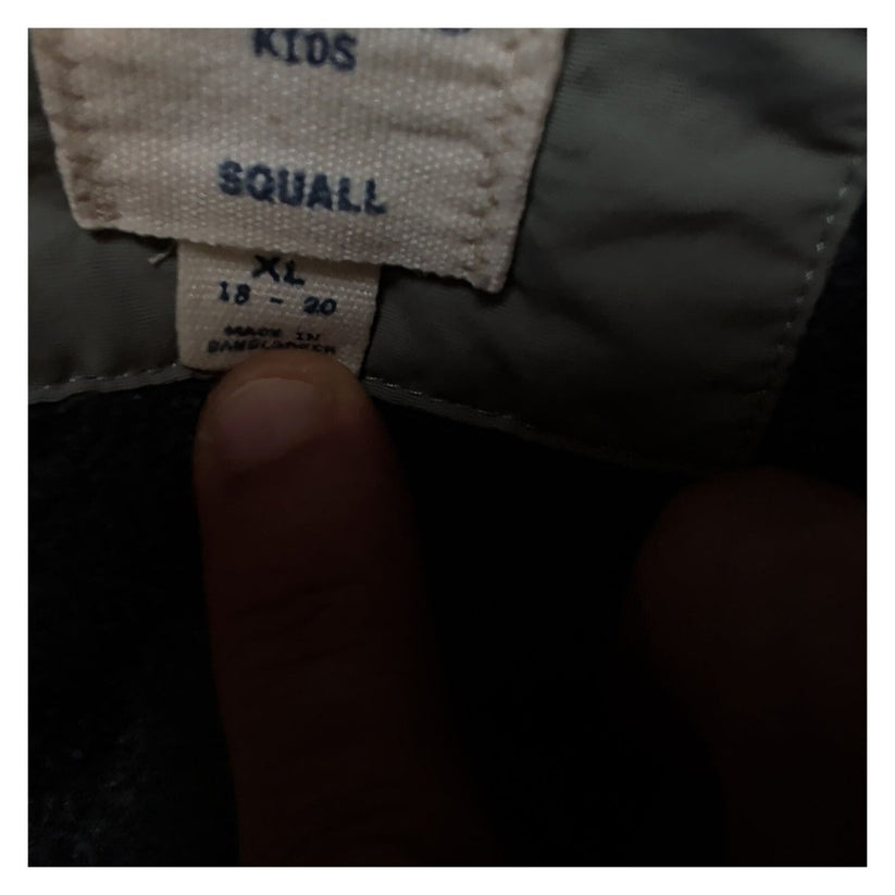 Lands End Kids Squall Waterproof Hooded Winter Coat Navy Grey XL 18-20 – product photo 4 | RewearableUK