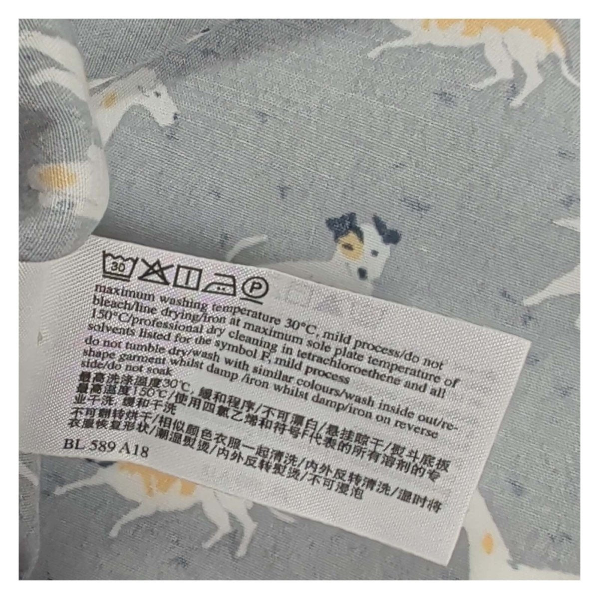Laura Ashley Grey Dog Print Viscose Blouse – UK 8 – product photo 6 | RewearableUK