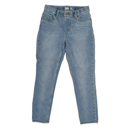 lee womens w28 l31 light blue comfort skinny high rise denim jeans trousers by Lee – JEANS | RewearableUK