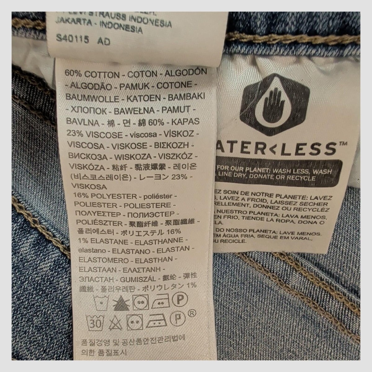Levi’s 505 Straight Womens Light Wash Jeans W33 L30 Blue Denim Regular by Levi's – | RewearableUK