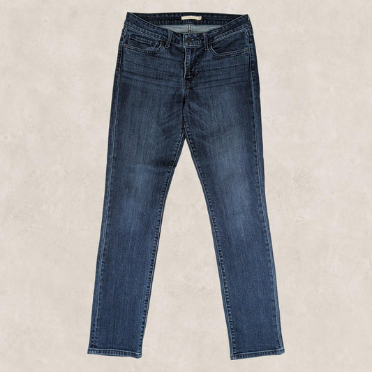 Levi’s 712 Womens Slim Jeans W30 L32 Dark Blue Stretch Denim by Levi's – | RewearableUK