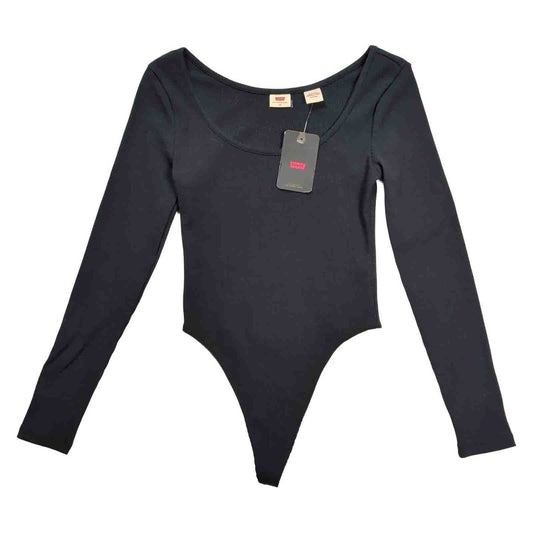 Levi's Jude Ribbed Bodysuit XS UK 6-8 Black New With Tags – product photo 1 | RewearableUK