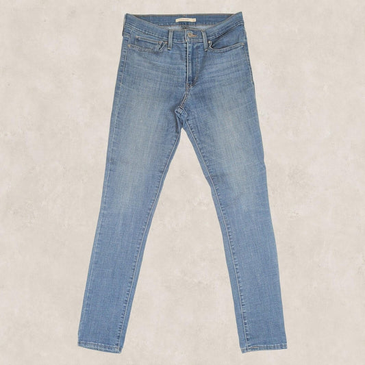 Levi’s Womens Slimming Skinny Jeans W30 L32 Blue Stretch Denim by Levi's – | RewearableUK