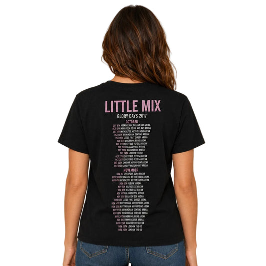 Little Mix Glory Days Tour 2017 T-Shirt M Black – product photo 2 | RewearableUK