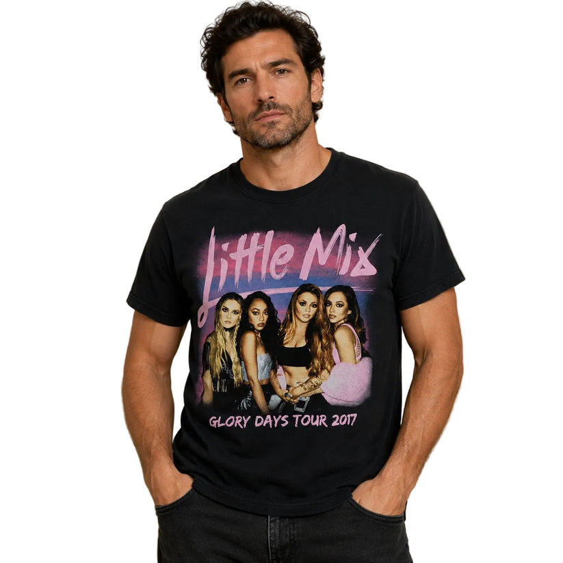 Little Mix Glory Days Tour 2017 T-Shirt S Black Gildan Softstyle – Music T-Shirt product photo 1 | RewearableUK
