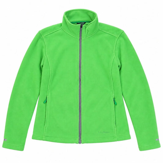 L.L.Bean Women's Green Full Zip Fleece Jacket M - product photo 1