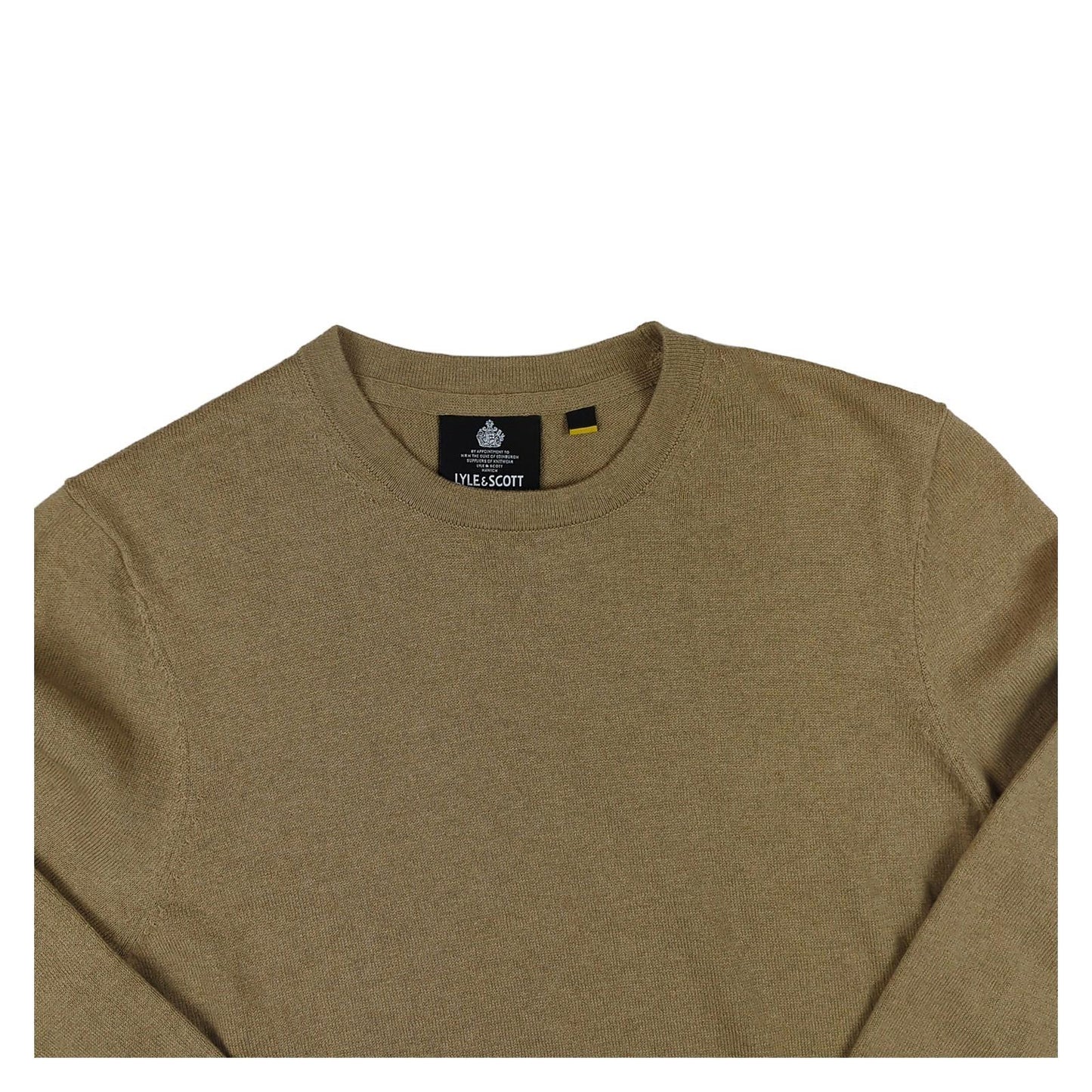 Lyle & Scott Lyle & Scott Jumper Size Medium Men’s Brown Cotton Wool Blend Smart Casual Sweater & Hoodie RewearableUK